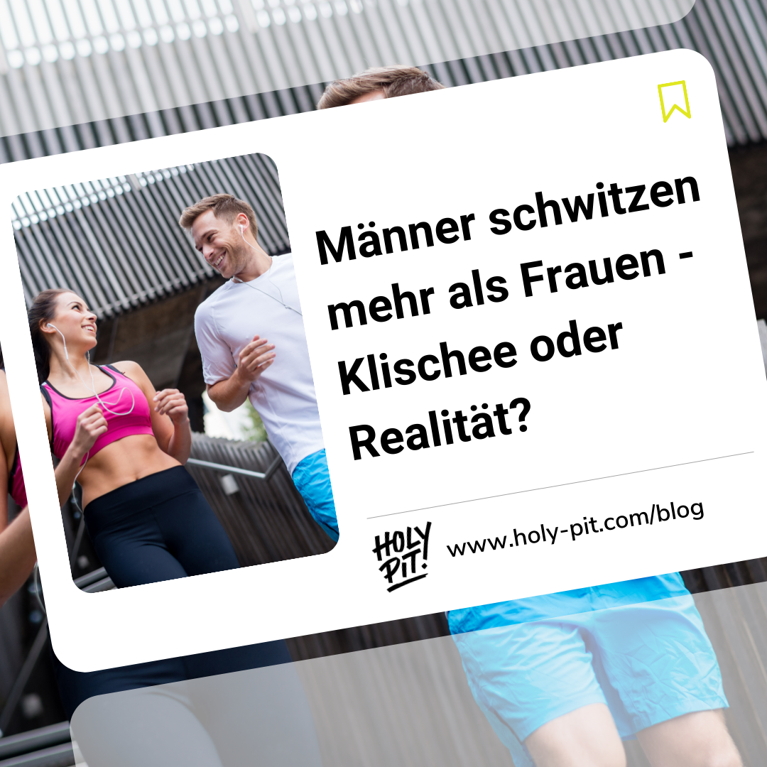Mann und Frau beim Training Sport Schwitzen Deo