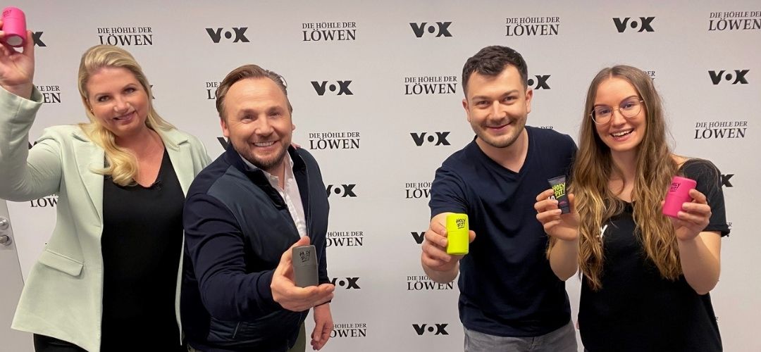 HOLY PIT Gründer Branka und Asmir mit Stefan und Anne von Ankerkraut