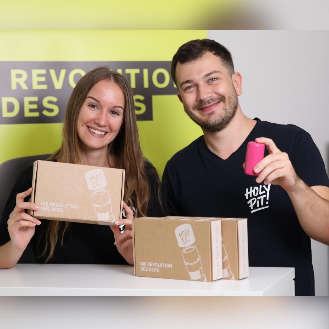 HOLY PIT Gründer Branka und Asmir - Das kluge REFILL DEO