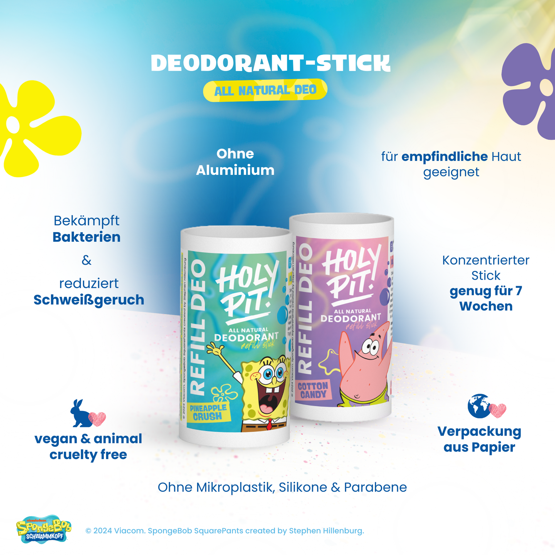 SPONGEBOB x HOLY PIT | DEO-STICK | STARTERPACK