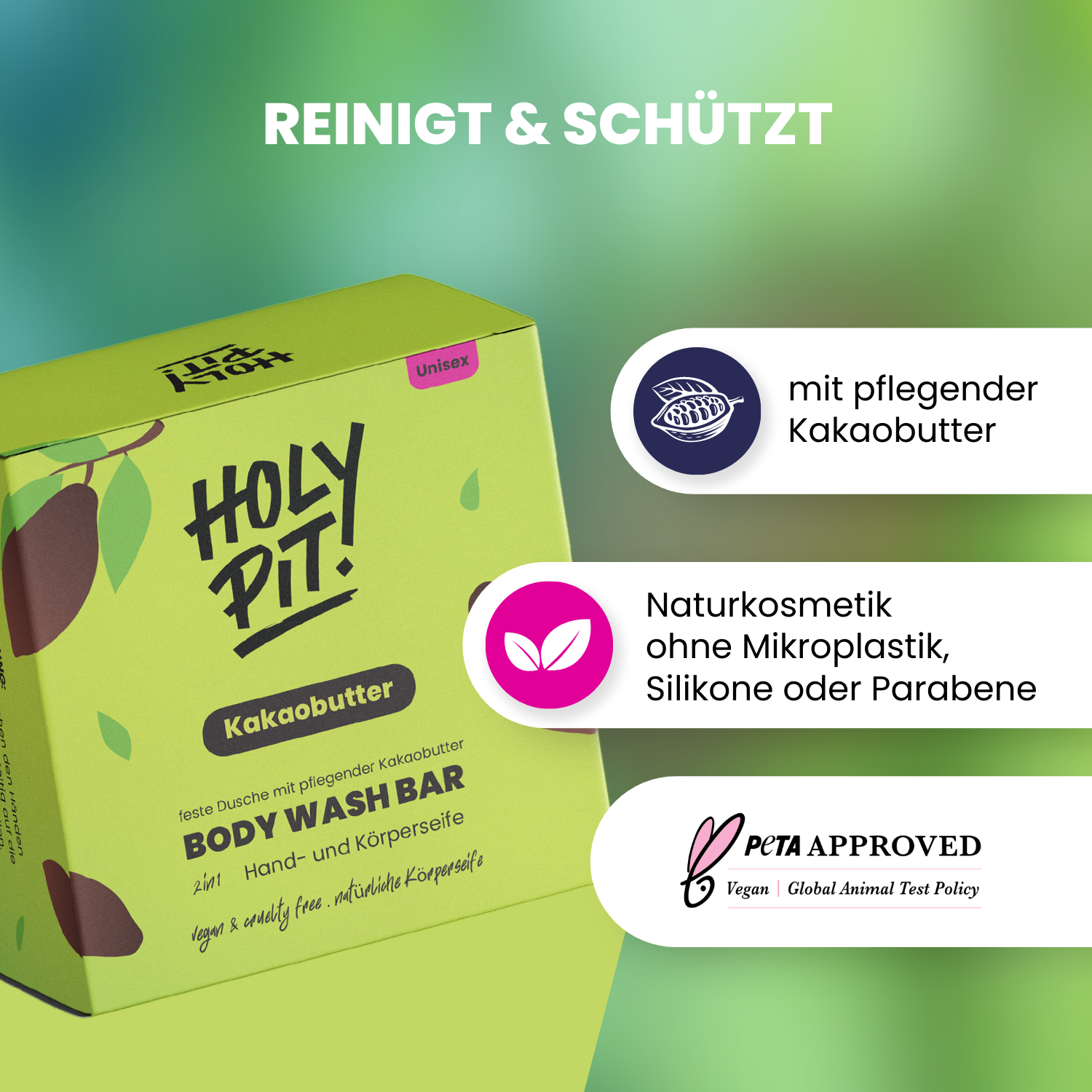 BODY WASH BARS | FESTES DUSCHGEL | REFILL-BARS