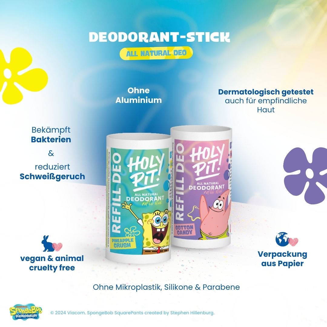 HOLY PIT Deo gegen Schweißgeruch Spongebob