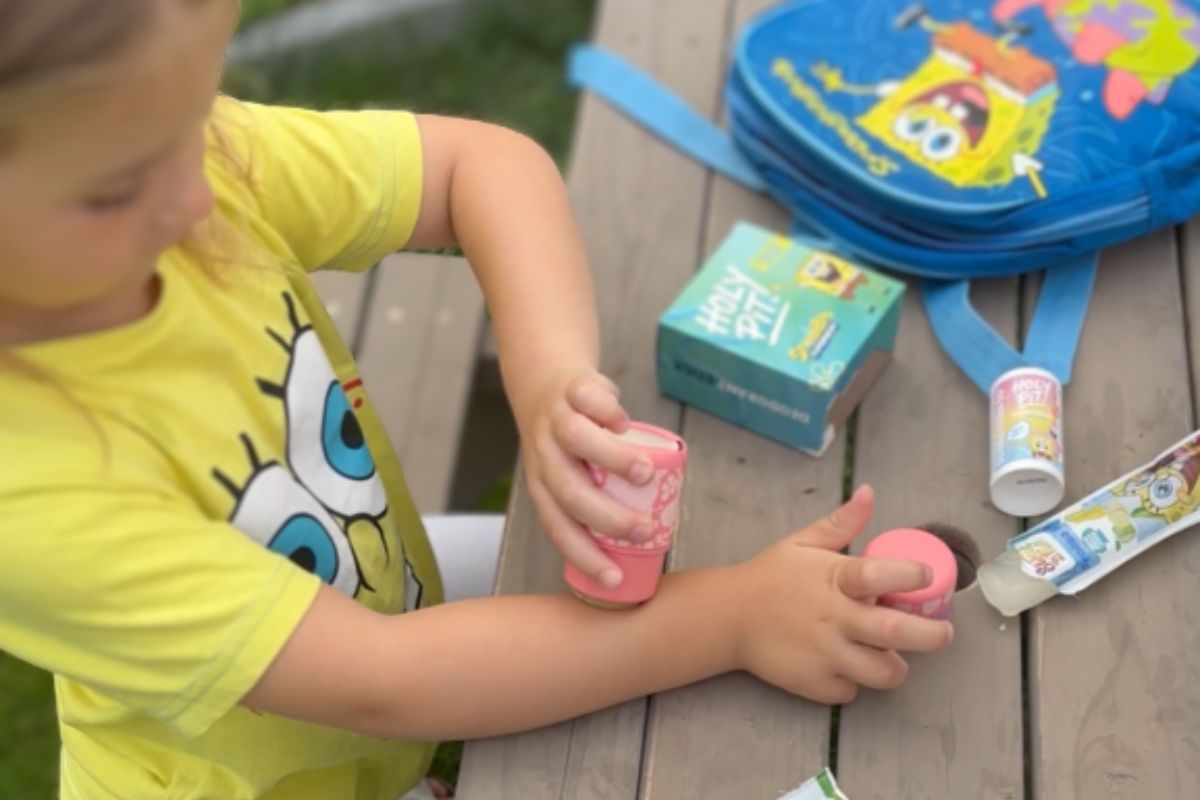HOLY PIT Kinder Sonnenschutz SpongeBob