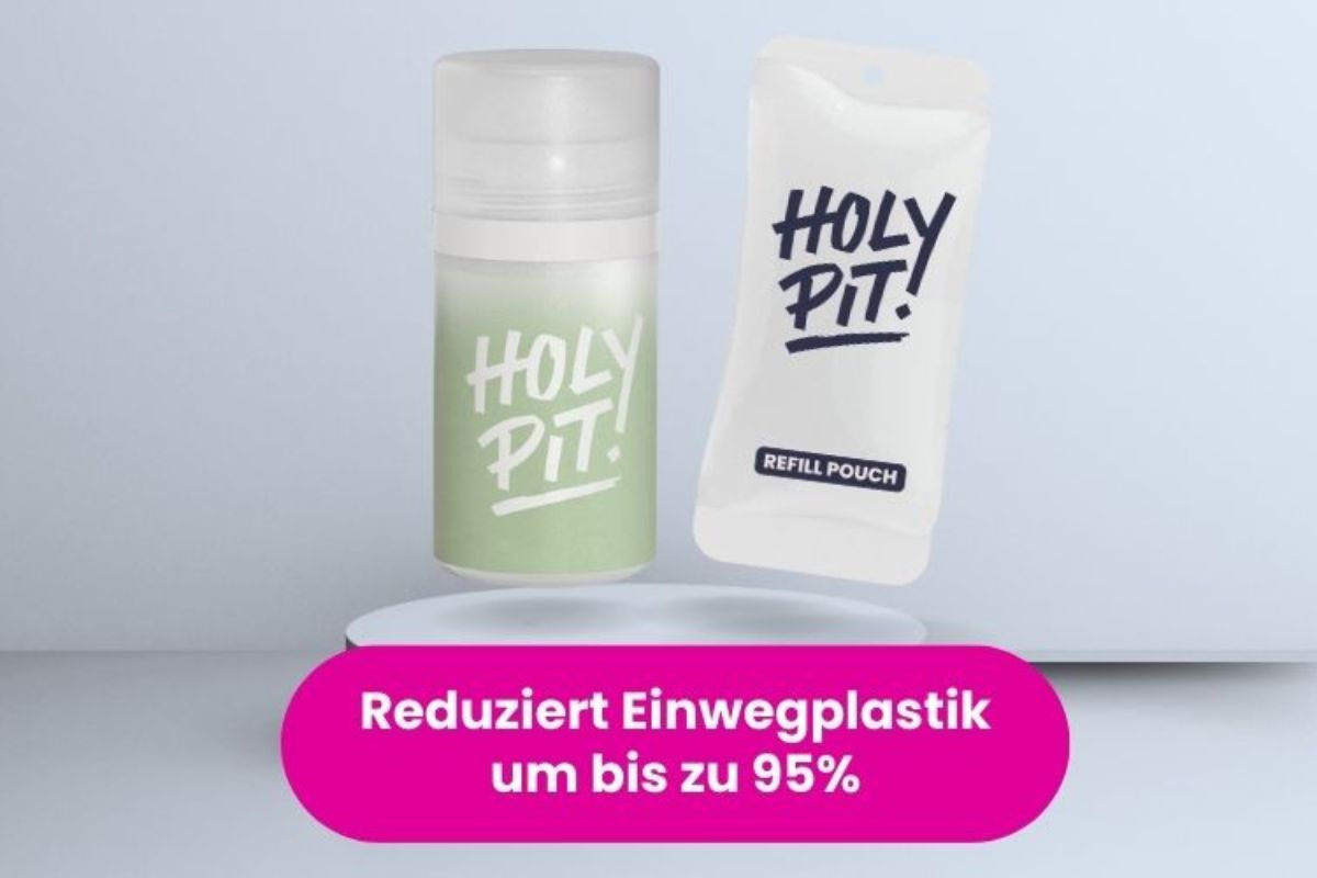 Plastikmüll sparen mit dem HOLY PIT Deoroller für mehr Nachhaltigkeit im Alltag