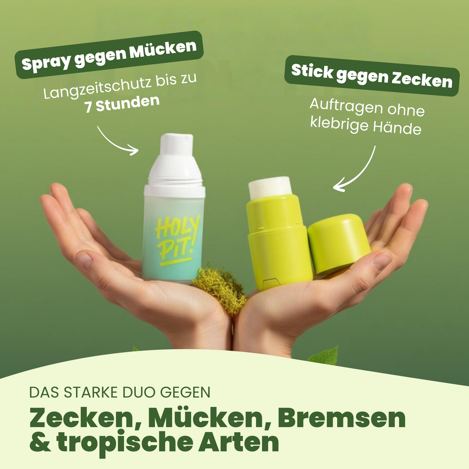 Anti-Mücken & Zecken Schutz Paket | STICK & SPRAY BUNDLE