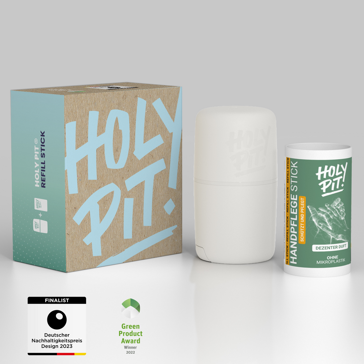 Handpflege Creme in fester Stick-Form von HOLY PIT