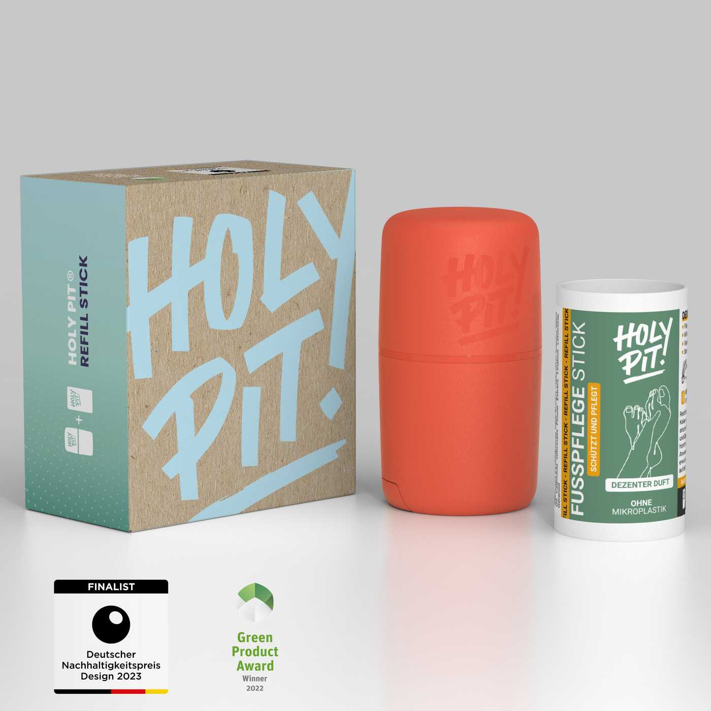 Fußpflege Creme in fester Stick-Form von HOLY PIT
