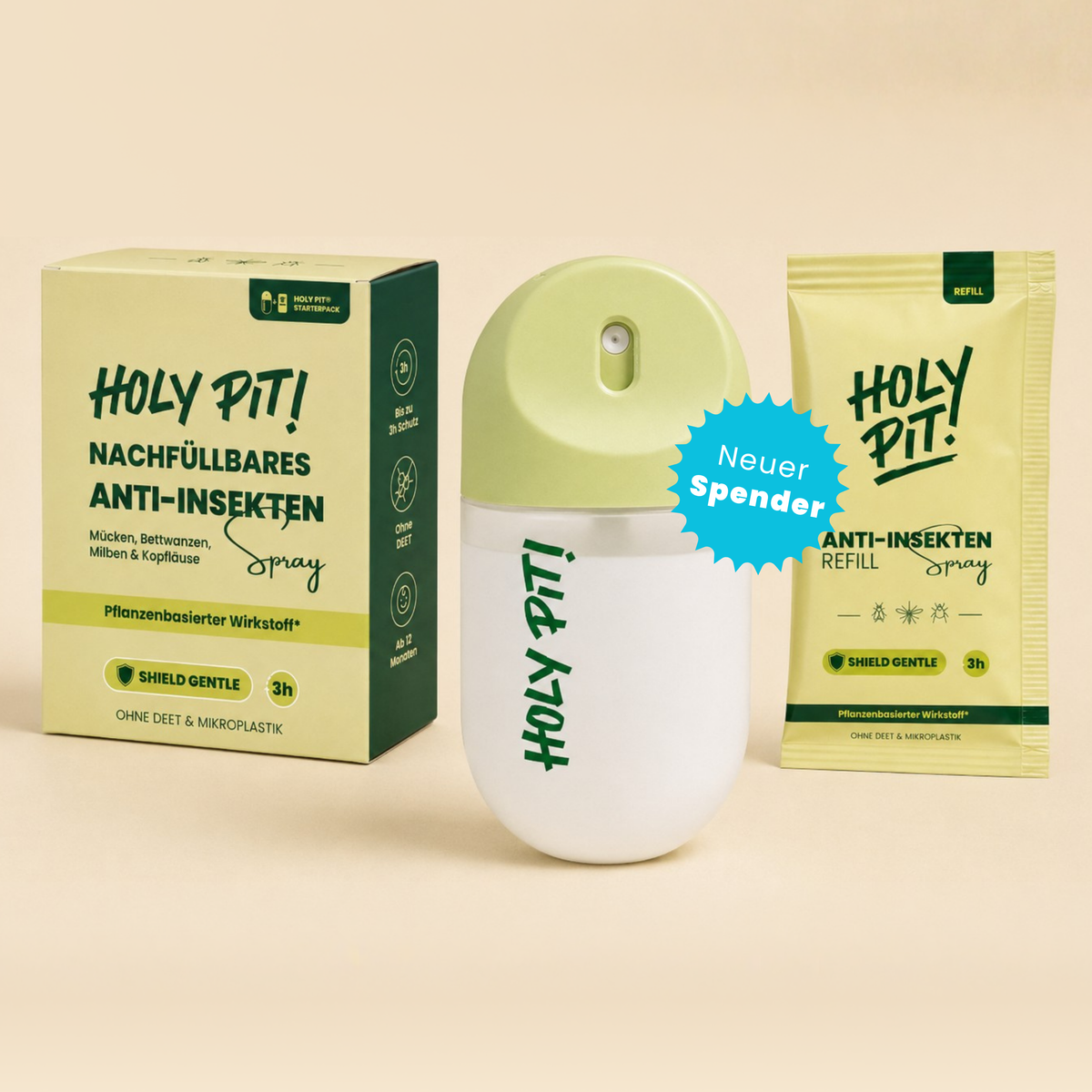 ANTI-INSEKTEN | REPELLENT-SPRAY | SHIELD GENTLE | STARTERPACK
