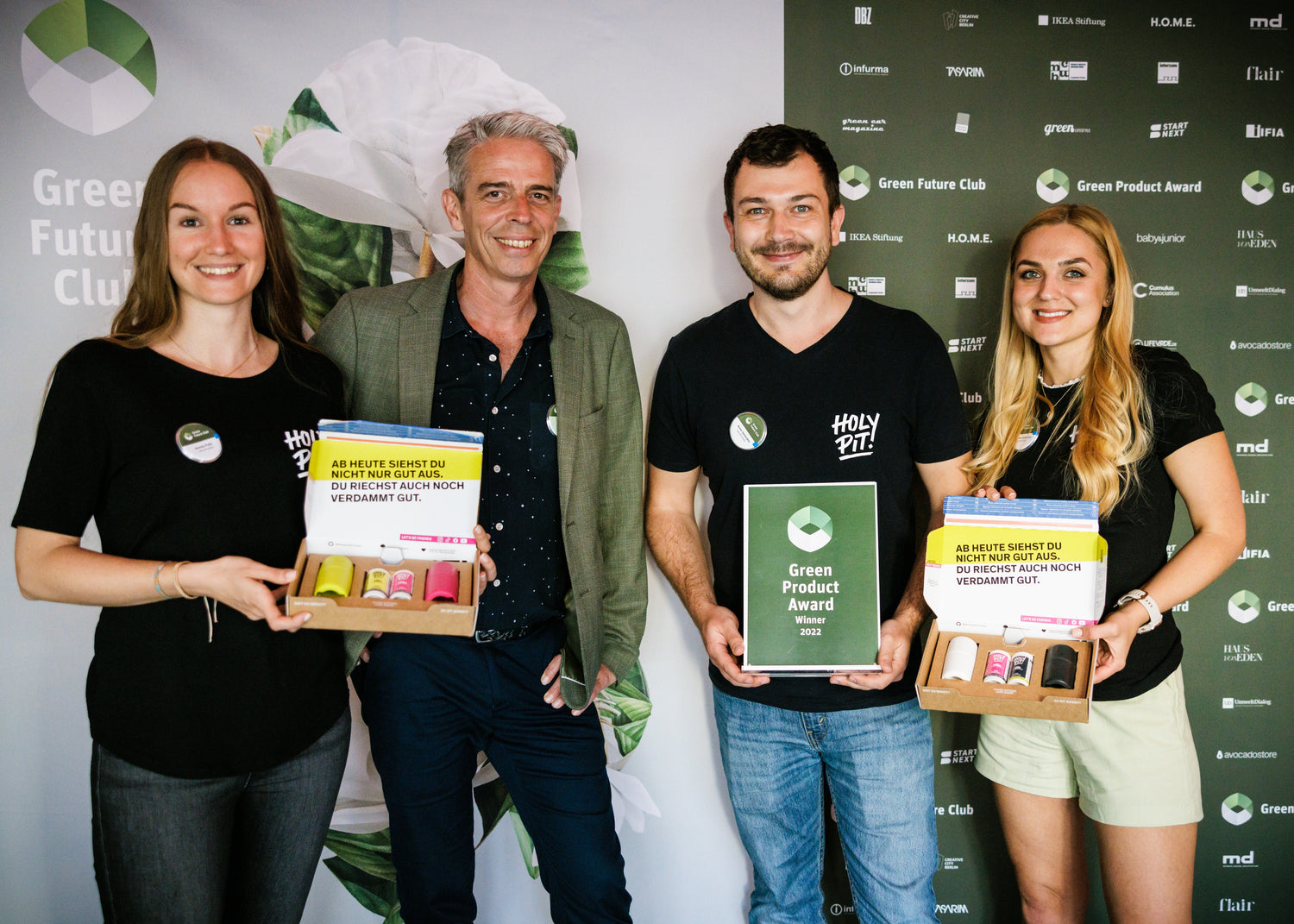 Unser nachfüllbares Deo gegen starken Schweißgeruch ist Sieger des Green Product Award 2022