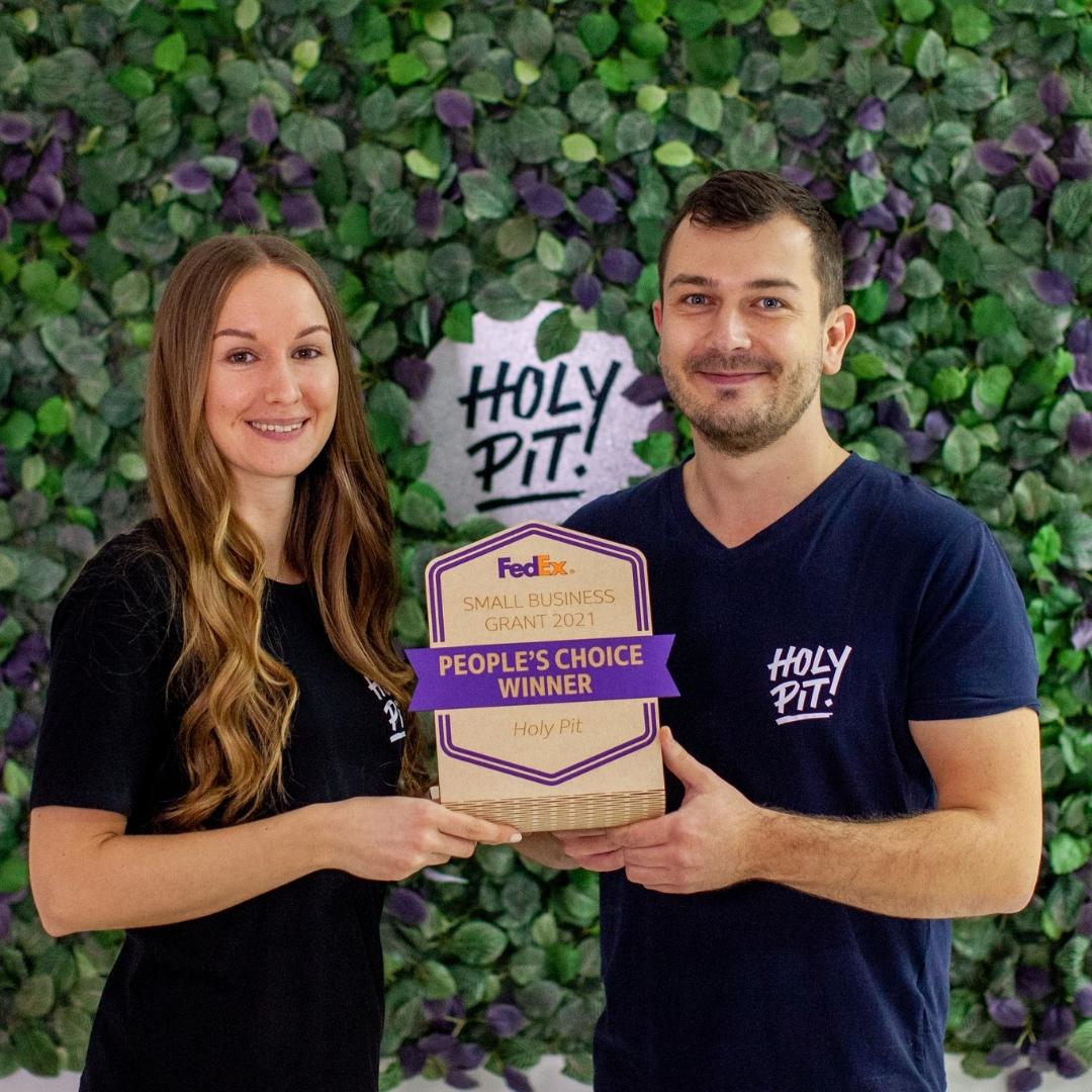 Wir haben gewonnen - HOLY PIT gewinnt FedEx Small Business Grant Wettbewerb