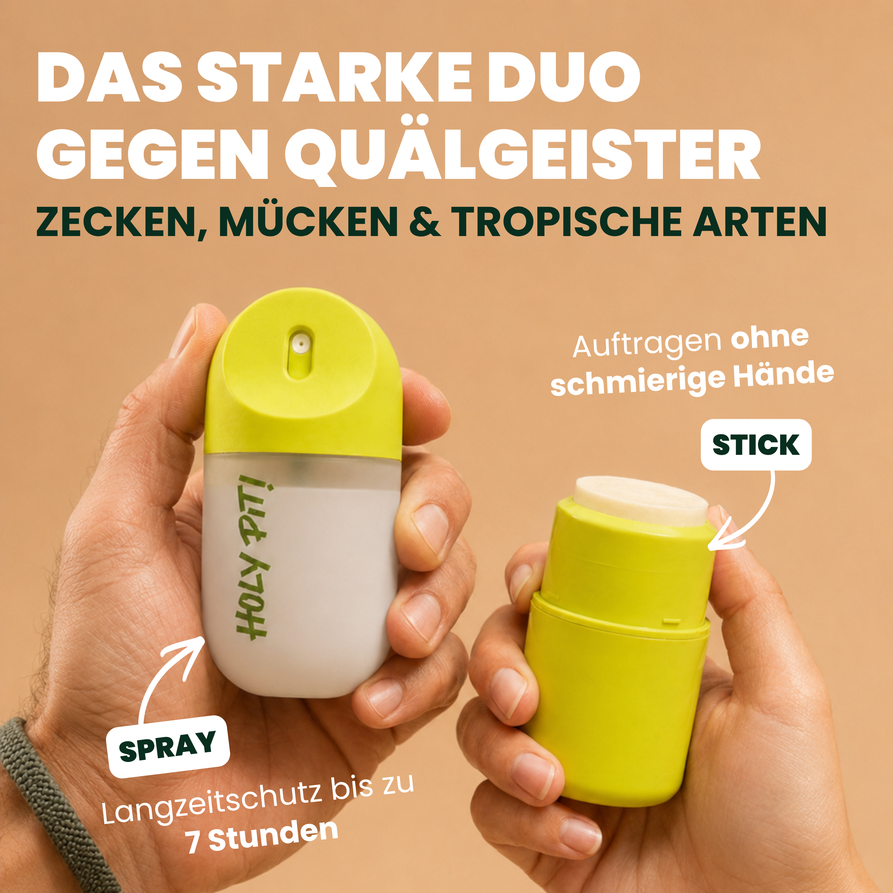 Anti-Mücken & Zecken Schutz Paket | STICK & SPRAY BUNDLE