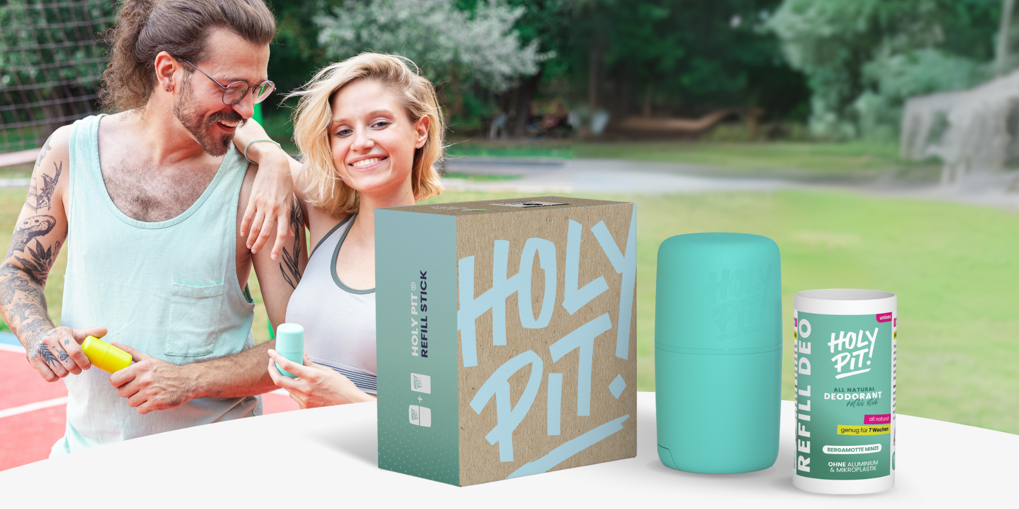 HOLY PIT REFILL DEO nachfüllbares Deo natürliches Deo gegen Schweißgeruch