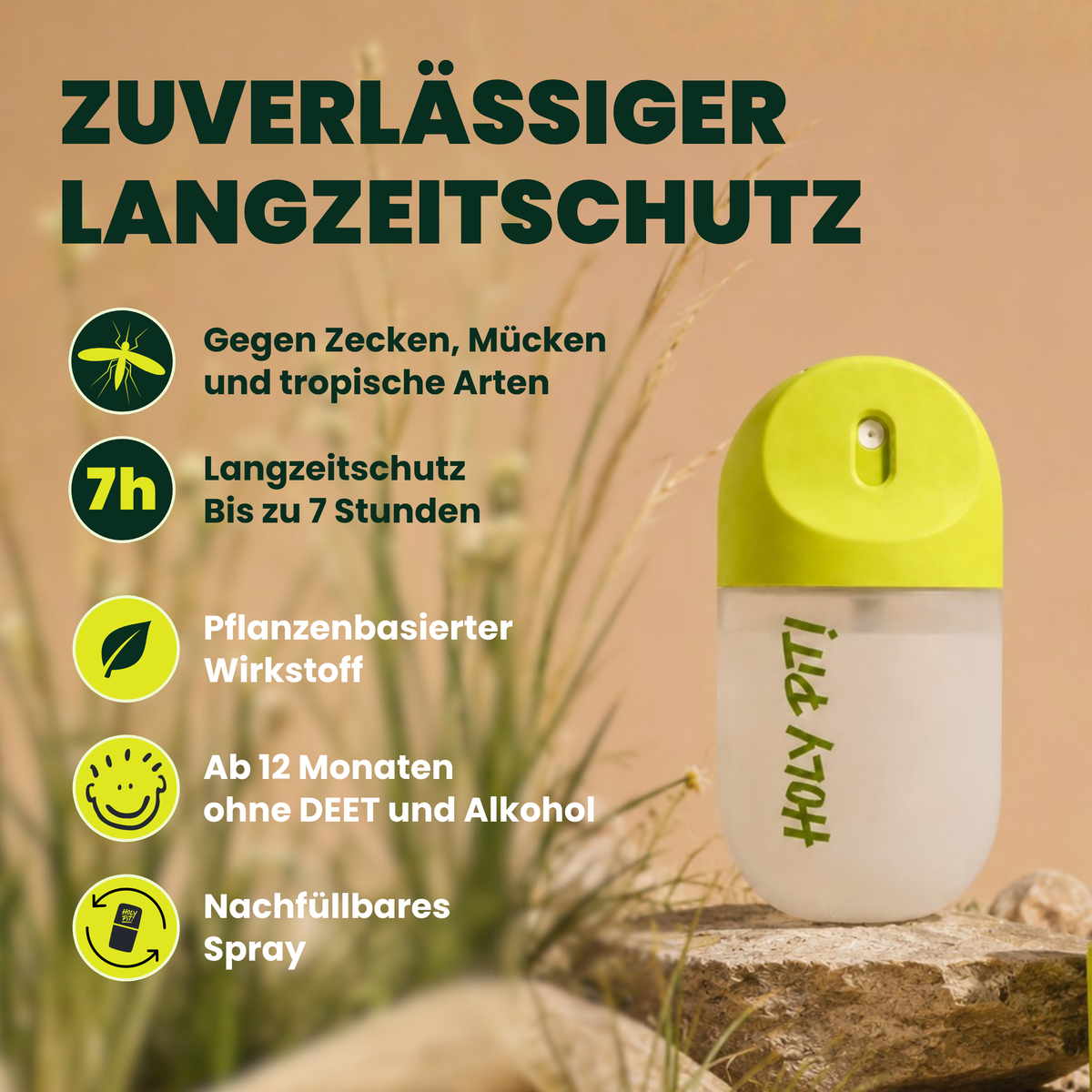 Anti-Mücken & Zecken Schutz Paket | STICK & SPRAY BUNDLE