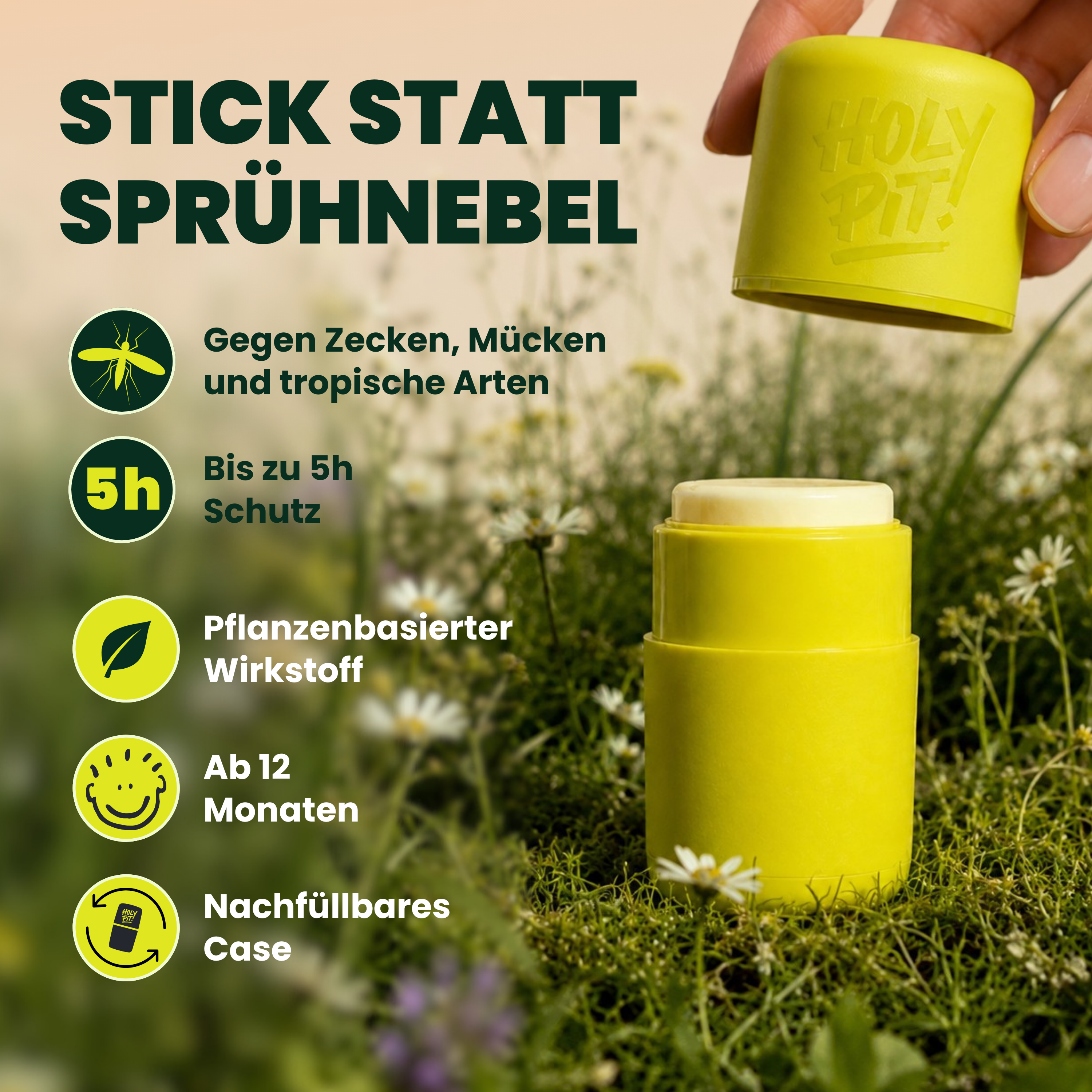ANTI-ZECKEN & MÜCKEN REPELLENT-STICK | STARTERPACK