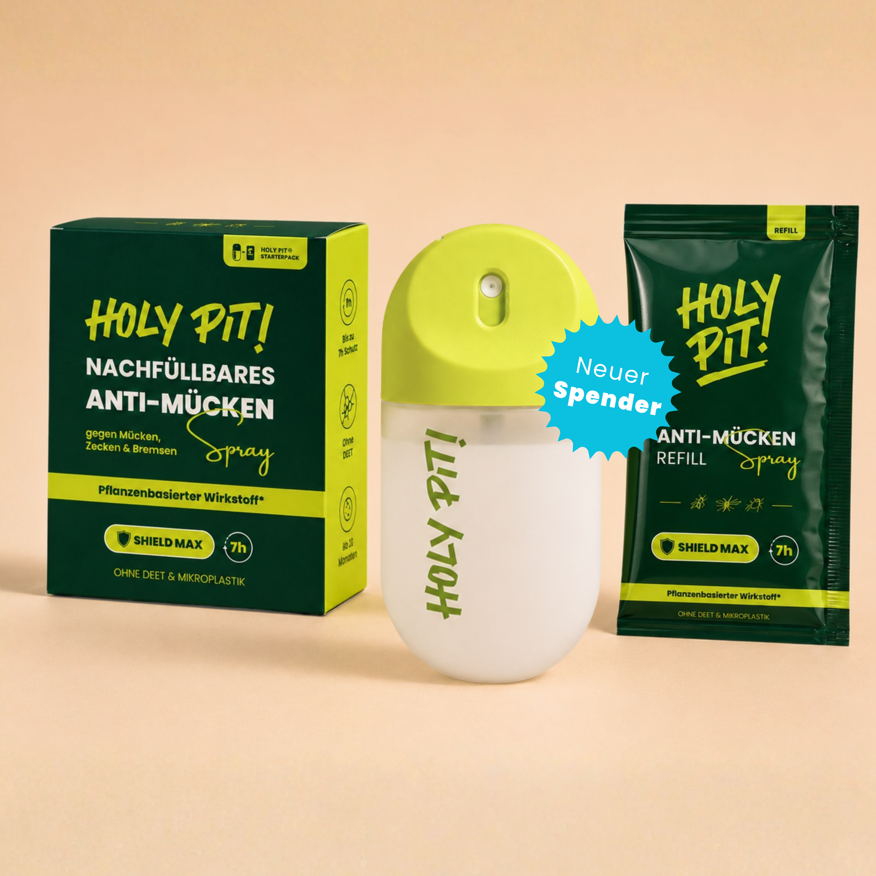 ANTI-MÜCKEN | REPELLENT-SPRAY | SHIELD MAX | STARTERPACK